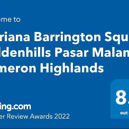 Mariana Barrington Square Goldenhills Pasar Malam Камерън Хайлендс Екстериор снимка